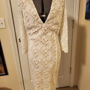 Cream and lace Dress